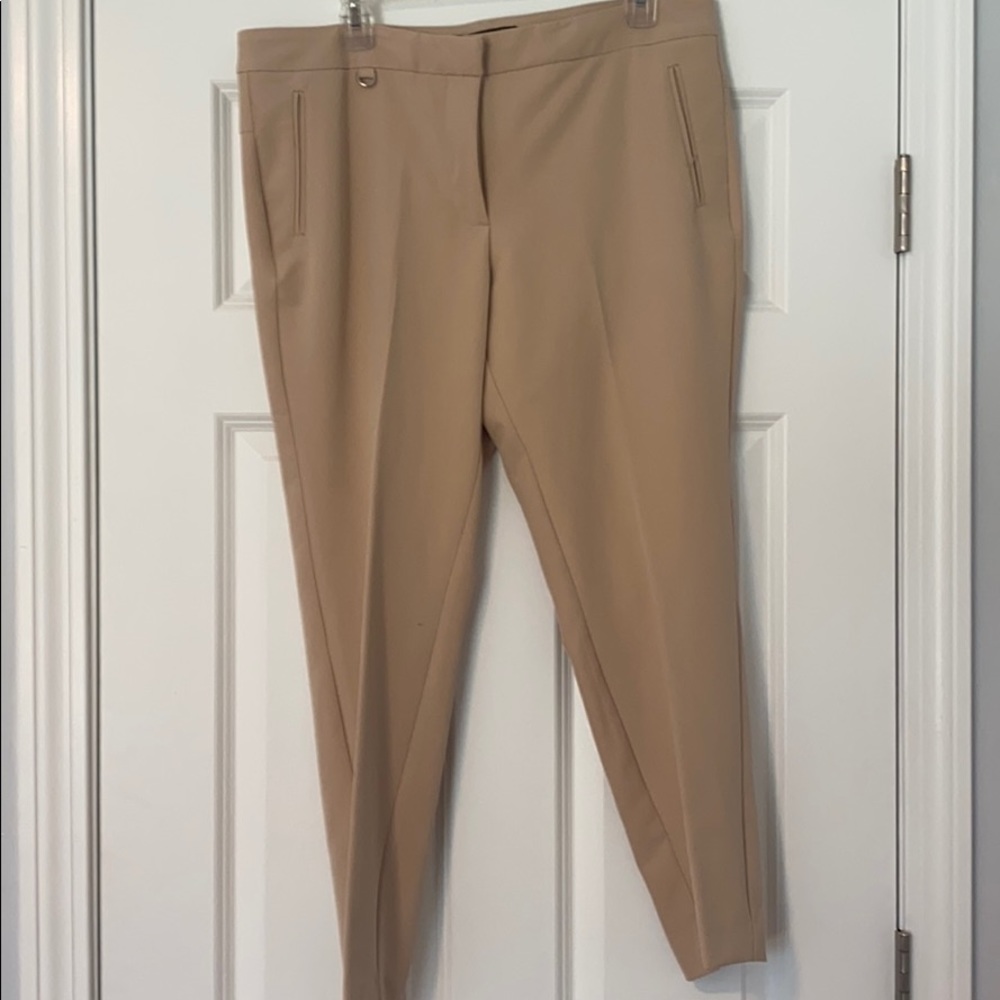 NWT cream work pants